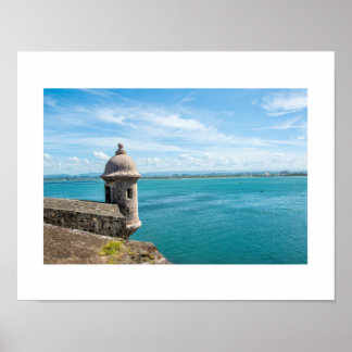 Fotofoto's van El Morro Old San Juan Bay / Poster