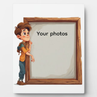 Fotoframe-Design mit Jungen – Hebdeinen Moment Fotoplaat