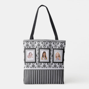 Fotogalerij Tas met zwarte en witte achtergrond