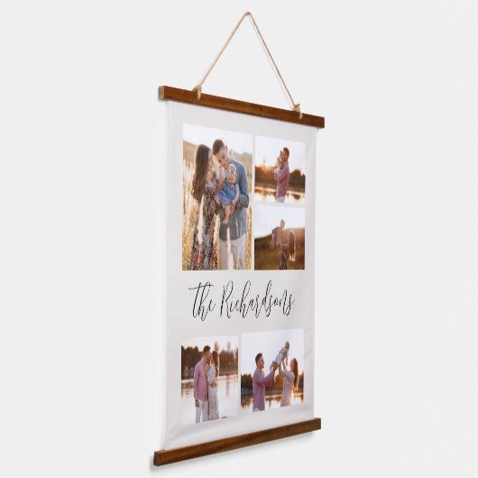 Fotogalerij van vijf met ondertitelwandtapijt hangend wandkleed (Gebogen)