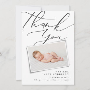 Fotogeboorteaankondiging Aankondiging