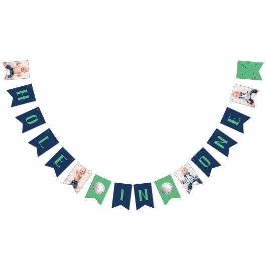 Fotogehoor in een Golf First Birthday Banner (Alle)