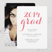 Fotograaf 2014 Afstudeerder Roze Kaart (Voorkant / Achterkant)