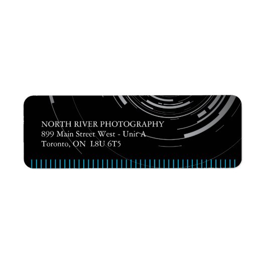 Fotograaf Adresetiketten Etiket (Voorkant)