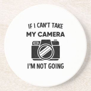 Fotograaf als ik mijn camera niet kan nemen. zandsteen onderzetter