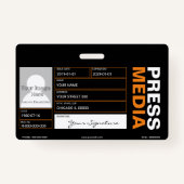 Fotograaf Badge (Achterkant)