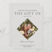 Fotograaf Cadeau Kaart Certificaten (Voorkant / Achterkant)
