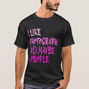 Fotograaf Camera Ik Hou Van Fotografie En Misschie T-shirt