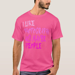 Fotograaf Camera Ik Hou Van Fotografie En Misschie T-shirt