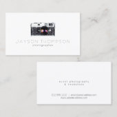 Fotograaf Camera Illustratie Logo Visitekaartje (Voorkant / Achterkant)