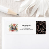 Fotograaf Camera Peach Rozen Retouradres Etiket (Insitu)