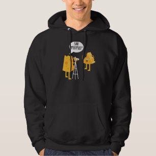 Fotograaf Cheesy Mozzarella Cheddar Camera 1 Hoodie
