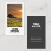 Fotograaf Custom Photography Visitekaartje (Voorkant / Achterkant)