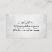 Fotograaf - DSLR Camera Waterverf sketch Busin Visitekaartje (Achterkant)