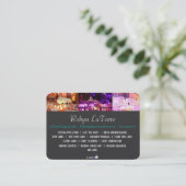 Fotograaf/Event Planner Visitekaartje - Modern (Staand voorkant)