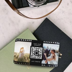 Fotograaf Filmrol Zwart Witte Foto QR-code  Visitekaartje