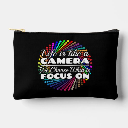 Fotograaf Focus Quote - Leven als een camera Etui (Voorkant)