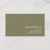 Fotograaf, fotografie, Visitekaartje (Achterkant)