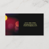 Fotograaf, fotografie visitekaartje (Achterkant)