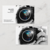 Fotograaf Fotojournalist Camera Lens Studio Visitekaartje (Voorkant / Achterkant)