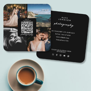 Fotograaf Foto's QR Code Social Media Script Vierkante Visitekaartje