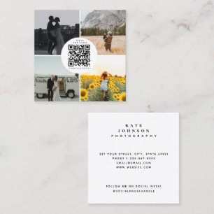 Fotograaf Foto's QR-code Sociale media Vierkante Visitekaartje