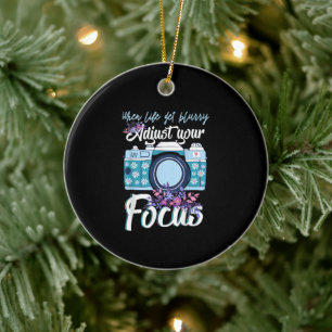 Fotograaf Gift - Camera Fotografie Keramisch Ornament
