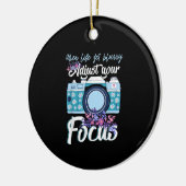 Fotograaf Gift - Camera Fotografie Keramisch Ornament (Links)