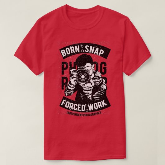 Fotograaf Gift Idee T-shirt (Design voorkant)