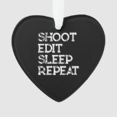 Fotograaf Gift Photography Shoot Ornament (voorkant)