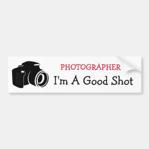 Fotograaf, Good Shot Bumpersticker