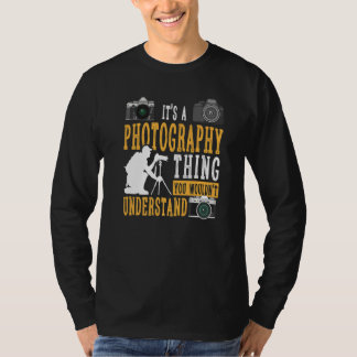 Fotograaf Het is een foto die je niet zou willen T-shirt