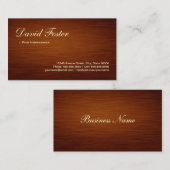 Fotograaf - Hout Grain Kijk Visitekaartje (Voorkant / Achterkant)