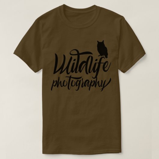 Fotograaf in het wild (2) t-shirt (Design voorkant)