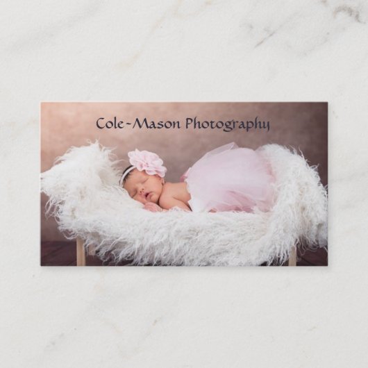 Fotograaf Kinderprofessional Visitekaartje (Voorkant)