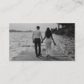 Fotograaf Kunstenaar Professioneel Minimalistisch  Visitekaartje (Achterkant)