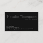 Fotograaf Kunstenaar Professioneel Minimalistisch  Visitekaartje (Voorkant)