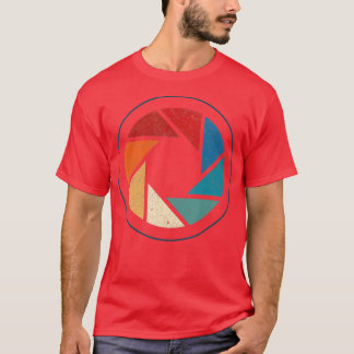 Fotograaf Lens Fotografen Retro Camera Foto T-shirt