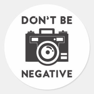 Fotograaf Lens Fotografie camera Gift Idee Ronde Sticker