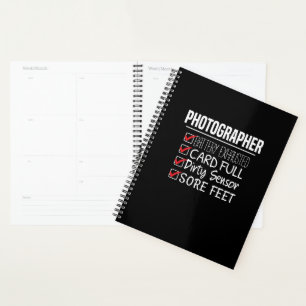 Fotograaf Life - Grappige Fotografie Checklist Planner