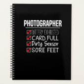Fotograaf Life - Grappige Fotografie Checklist Planner (Voorkant)