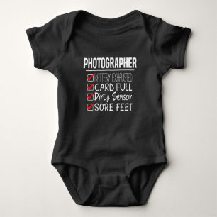Fotograaf Life - Grappige Fotografie Checklist Romper
