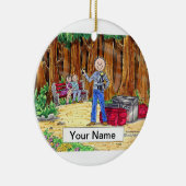 Fotograaf - Mannelijk Keramisch Ornament (Rechts)