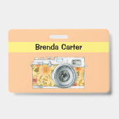  fotograaf met naam badge (Achterkant)