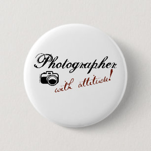 Fotograaf met standvastigheid ronde button 5,7 cm