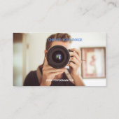Fotograaf Modern Fotografie Visitekaartje (Achterkant)