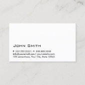 Fotograaf Modern zwart label Eenvoudige plaat (Achterkant)