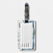 Fotograaf op Duty  camera-ontwerp Bagagelabel (Achterkant verticaal)