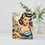  Fotograaf Pin Up Briefkaart (Staand voorkant)