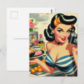  Fotograaf Pin Up Briefkaart (Voorkant / Achterkant)